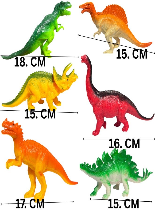 Munmoll Big Dinosaur Toys for Toddlers, 6 Piece Soft Dinosaur Figures with Plant and Egg Educational Realistic Toys for Boys and Girls Gift Realistic Dinosaur Animal Action Figure for Kids - Image 3